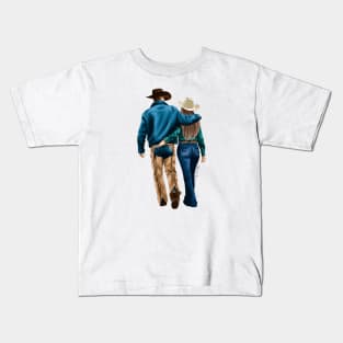 Farm Couple Kids T-Shirt